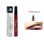 4D Microblading Eyebrow Pen 4 Forks Tip Eyebrow Tattoo Pencil Long Lasting Fine Sketch Liquid Eye Brow Make Up - Reverse Beauty®