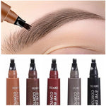 4D Microblading Eyebrow Pen 4 Forks Tip Eyebrow Tattoo Pencil Long Lasting Fine Sketch Liquid Eye Brow Make Up - Reverse Beauty®
