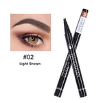4D Microblading Eyebrow Pen 4 Forks Tip Eyebrow Tattoo Pencil Long Lasting Fine Sketch Liquid Eye Brow Make Up - Reverse Beauty®