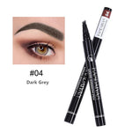 4D Microblading Eyebrow Pen 4 Forks Tip Eyebrow Tattoo Pencil Long Lasting Fine Sketch Liquid Eye Brow Make Up - Reverse Beauty®