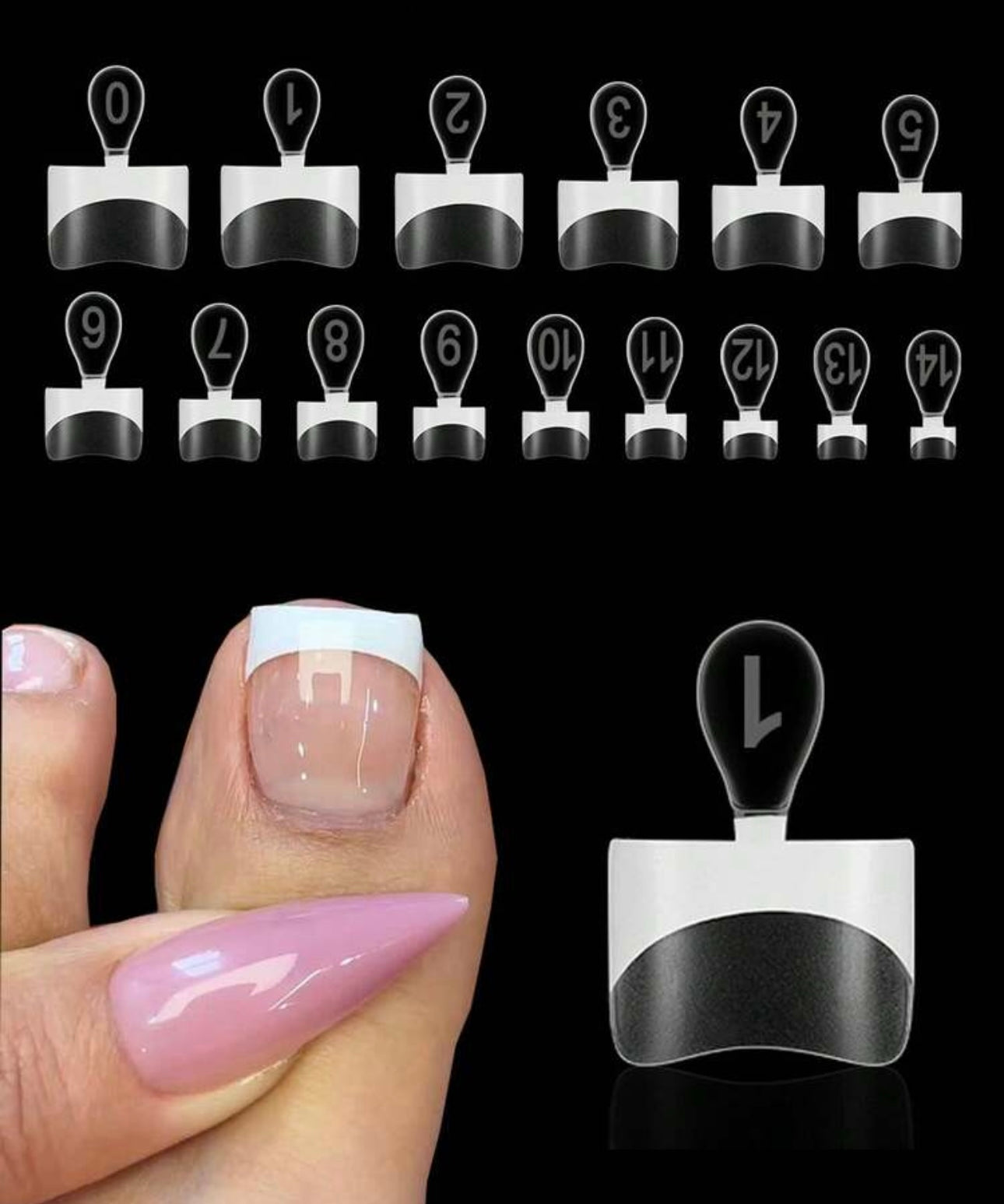 French Tip Nail Covers by Reverse Beauty®