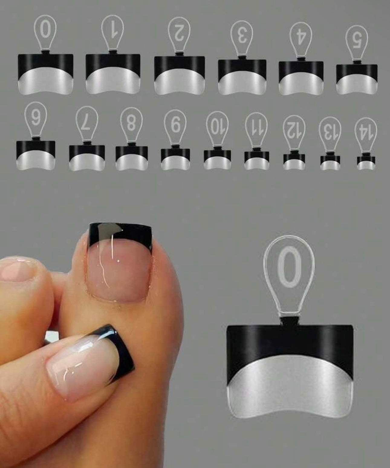 French Tip Nail Covers by Reverse Beauty®