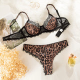 Wild Seduction Leopard Print Lingerie Set - Reverse Beauty®