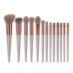 Brown Bear - 13Pcs Soft Fluffy Brushes - Reverse Beauty®