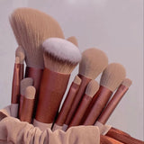 Brown Bear - 13Pcs Soft Fluffy Brushes - Reverse Beauty®