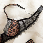 Wild Seduction Leopard Print Lingerie Set - Reverse Beauty®