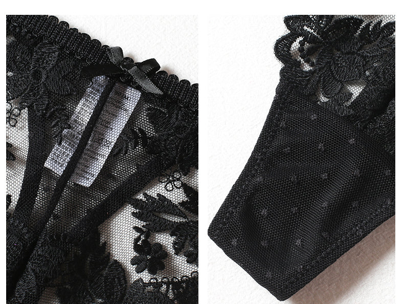 Dessous French Embroider Set - Reverse Beauty