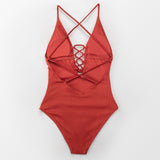 Solid Shaping One-piece Swimsuit - Reverse Beauty®