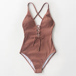 Solid Shaping One-piece Swimsuit - Reverse Beauty®