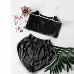 Pearl - Solid Black Loungwear - Reverse Beauty®