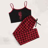 Slay Dragon - Plaid Print Sleepwear - Reverse Beauty®