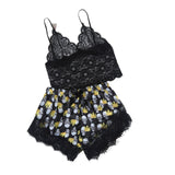 Playing Games - Silk Short Lace Sleepwear - Reverse Beauty®