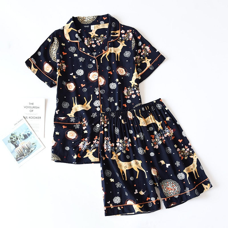 NEW! Gold Summer Short-Sleeved Set - Reverse Beauty