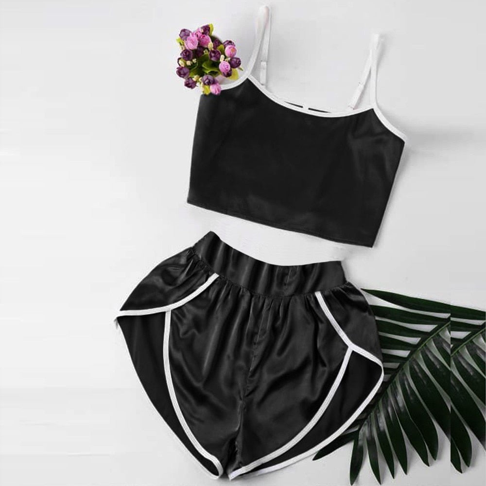 Pearl - Solid Black Loungwear - Reverse Beauty®
