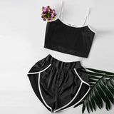 Pearl - Solid Black Loungwear - Reverse Beauty®