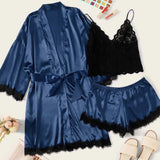 Very Berry - Solid Satin Loungewear - Reverse Beauty®