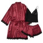Very Berry - Solid Satin Loungewear - Reverse Beauty®