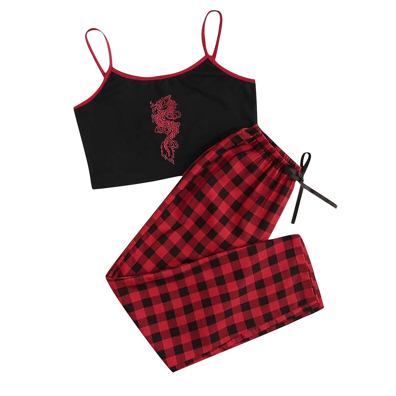 Slay Dragon - Plaid Print Sleepwear - Reverse Beauty®