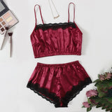 Caught Blushing - Deep Lace Loungewear - Reverse Beauty®