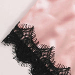 Lucky Green - Lace Satin Loungewear set - Reverse Beauty®