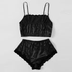 Caught Blushing - Deep Lace Loungewear - Reverse Beauty®