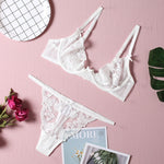 Dessous French Embroider Set - Reverse Beauty