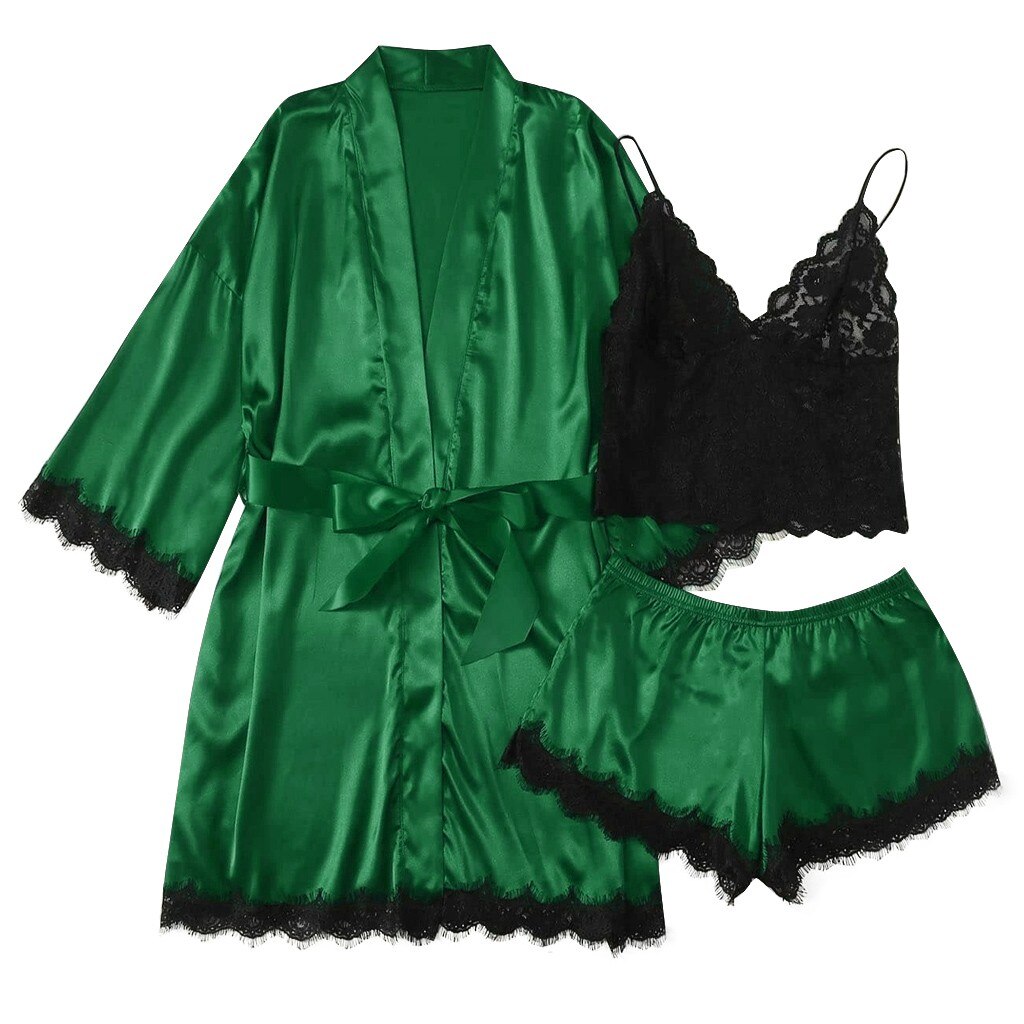 Very Berry - Solid Satin Loungewear - Reverse Beauty®