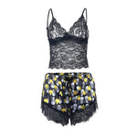 Playing Games - Silk Short Lace Sleepwear - Reverse Beauty®