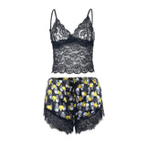 Playing Games - Silk Short Lace Sleepwear - Reverse Beauty®