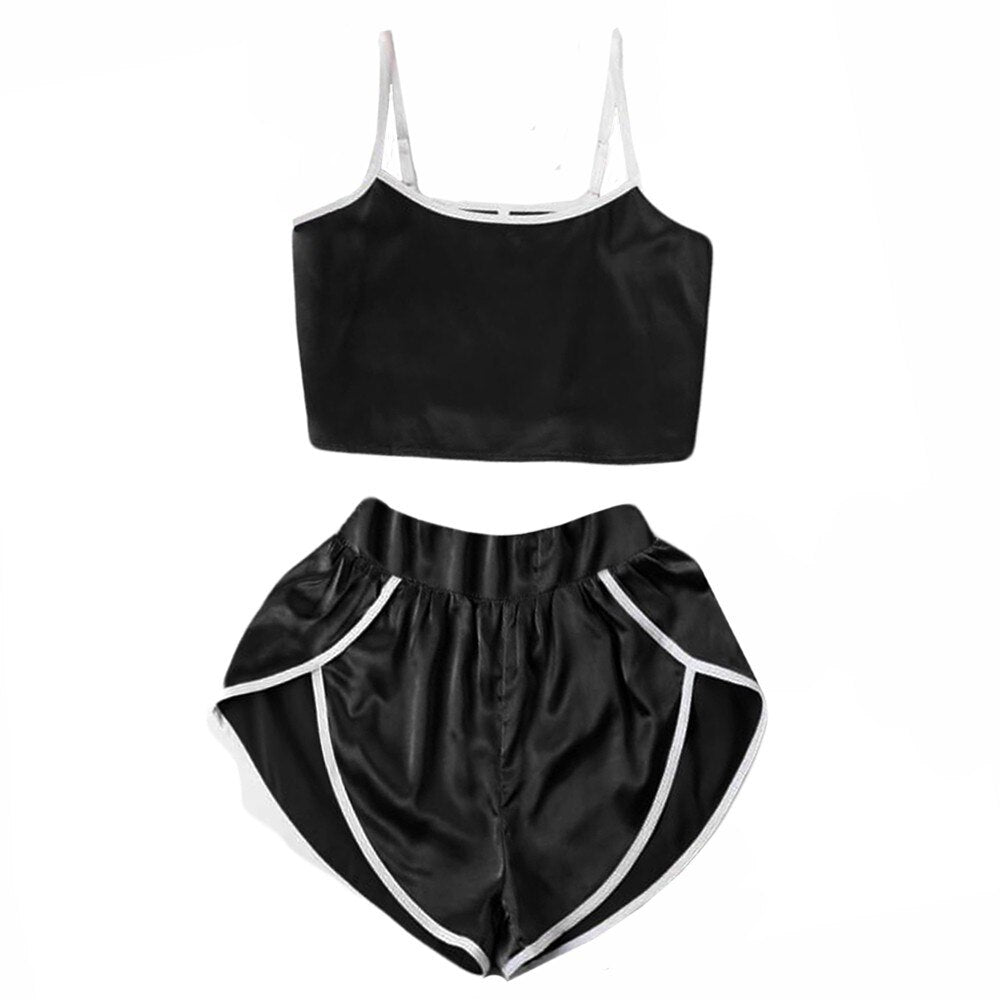 Pearl - Solid Black Loungwear - Reverse Beauty®