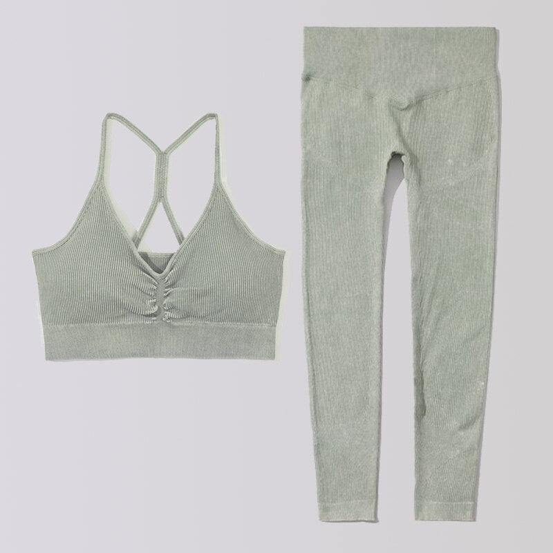 Olive Green Cropped Set - Reverse Beauty®