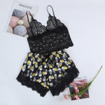 Playing Games - Silk Short Lace Sleepwear - Reverse Beauty®