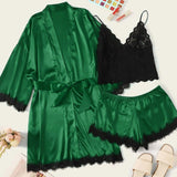 Very Berry - Solid Satin Loungewear - Reverse Beauty®