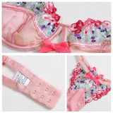 Jennifier Flower Embroidered Set - Reverse Beauty