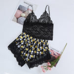Playing Games - Silk Short Lace Sleepwear - Reverse Beauty®