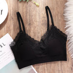 Black Solid V Neck Tube Top - Reverse Beauty
