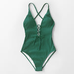 Solid Shaping One-piece Swimsuit - Reverse Beauty®