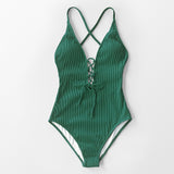 Solid Shaping One-piece Swimsuit - Reverse Beauty®