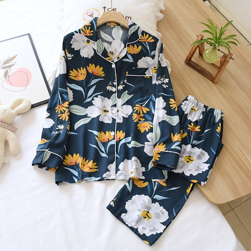 Daisy Long-sleeved Trousers Set - Reverse Beauty