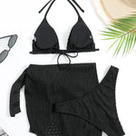 Ribbed Up: 3 Pieces Bikini Set - Reverse Beauty®