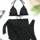 Ribbed Up: 3 Pieces Bikini Set - Reverse Beauty®