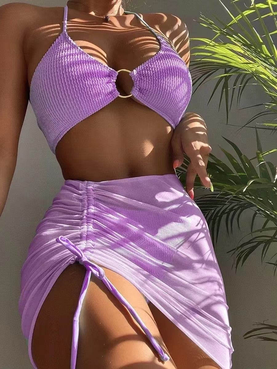Stop and Stare: 3 Piece Set Swimsuit - Reverse Beauty®