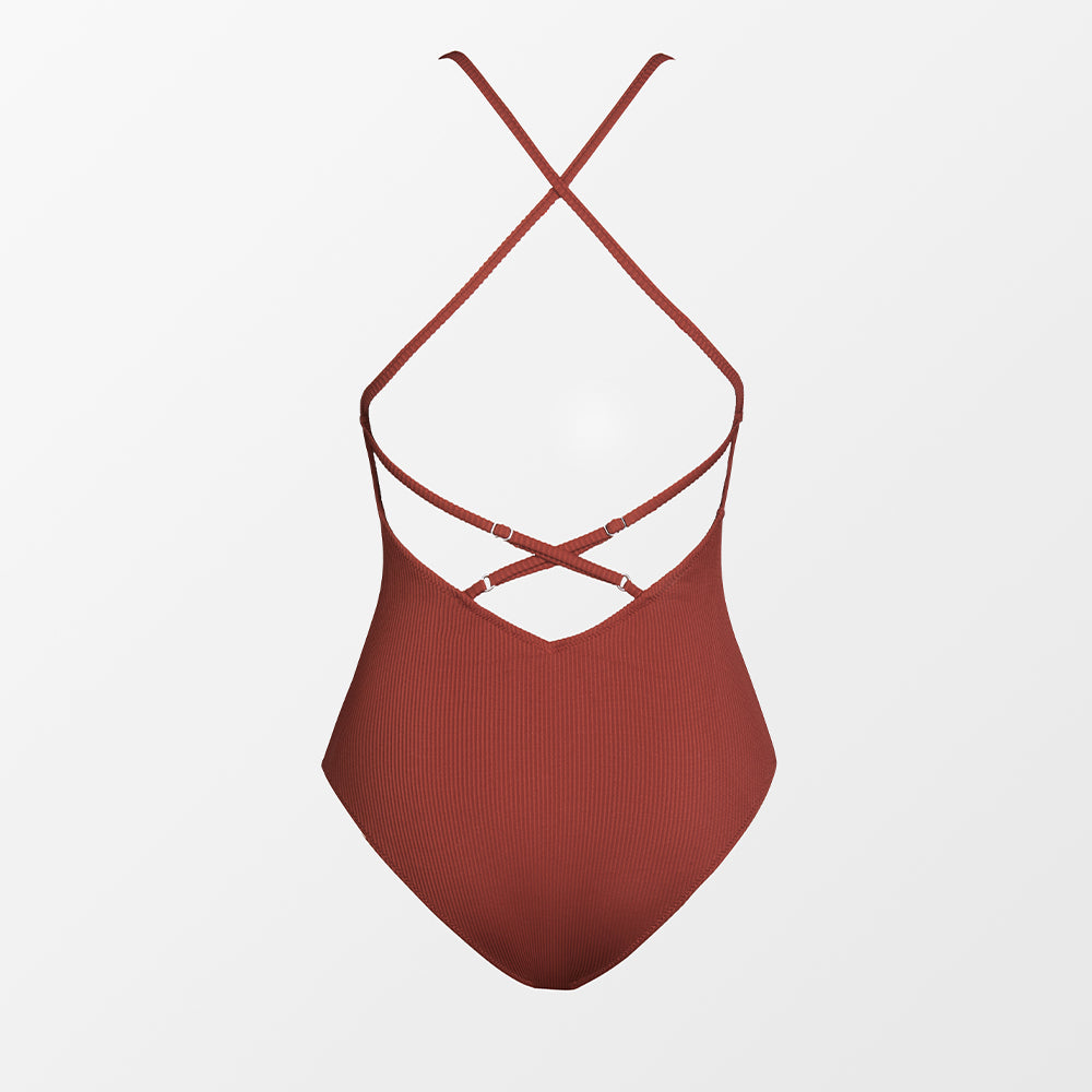 Solid Shaping One-piece Swimsuit - Reverse Beauty®