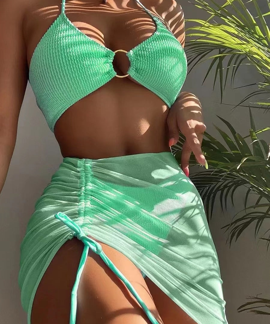 Stop and Stare: 3 Piece Set Swimsuit - Reverse Beauty®