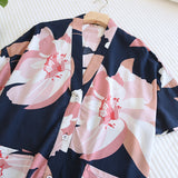 Elegant Soft Viscose Loose Pajamas - Reverse Beauty