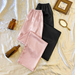 That Autumn Feeling: 2 Pcs Satin Loose Trouser - Reverse Beauty®