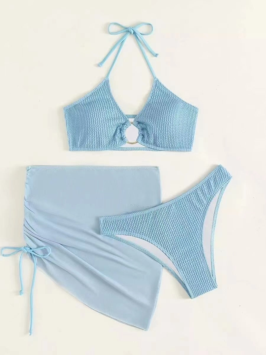 Stop and Stare: 3 Piece Set Swimsuit - Reverse Beauty®