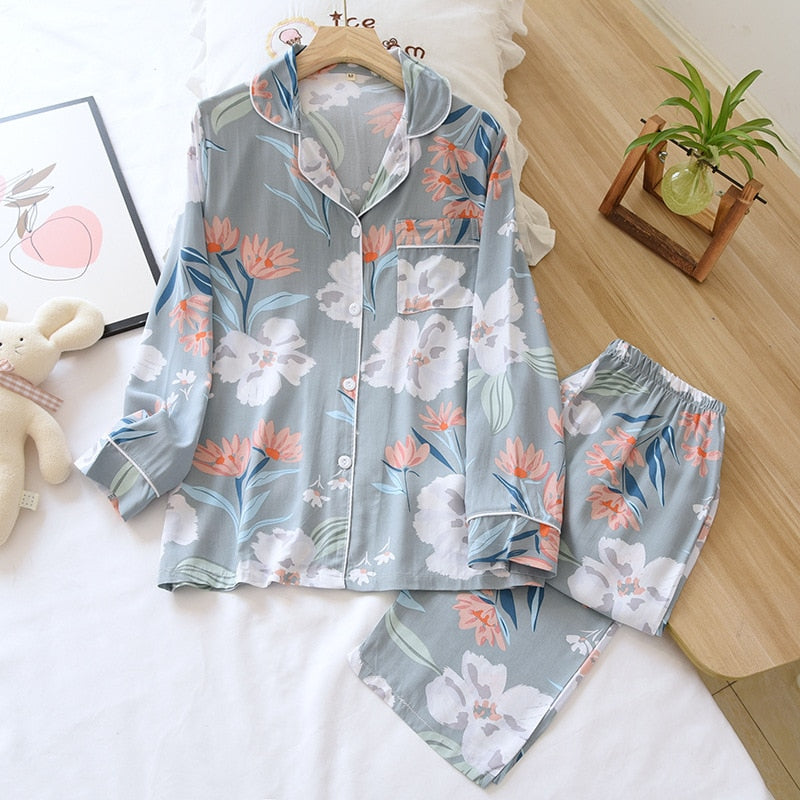 Rest Long-sleeved Trousers Set - Reverse Beauty