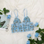 Floral Bandage Lace Embroidery Corset - Reverse Beauty®