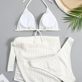Ribbed Up: 3 Pieces Bikini Set - Reverse Beauty®